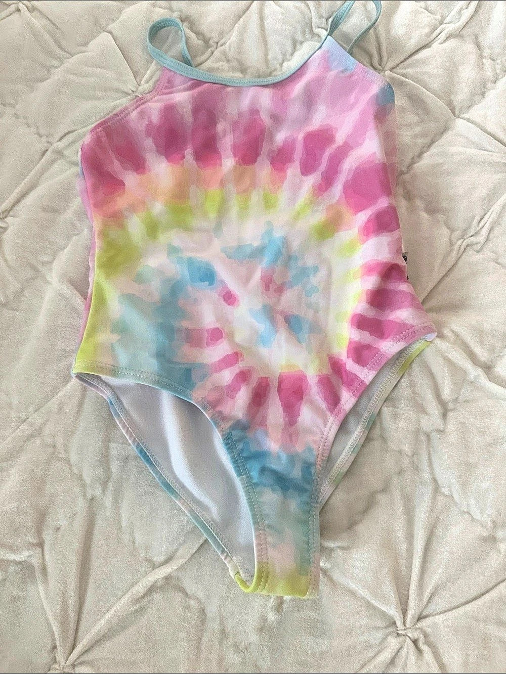 Limeapple Tie-Dye One-Piece Swimsuit Size 5 Like New